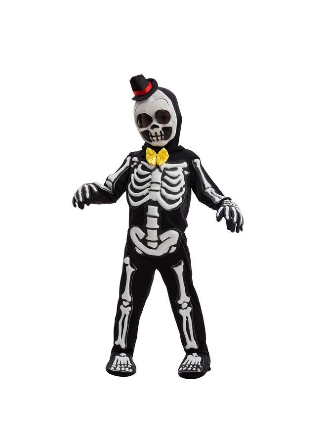Spooktacular Creations Spooktacular Creations Glows in the Dark Skeleton Costume, Halloween Skeleton Costume, Skelebone Jumpsuit - Image 3