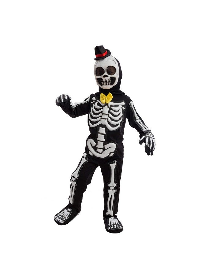 Spooktacular Creations Spooktacular Creations Glows in the Dark Skeleton Costume, Halloween Skeleton Costume, Skelebone Jumpsuit - Image 4