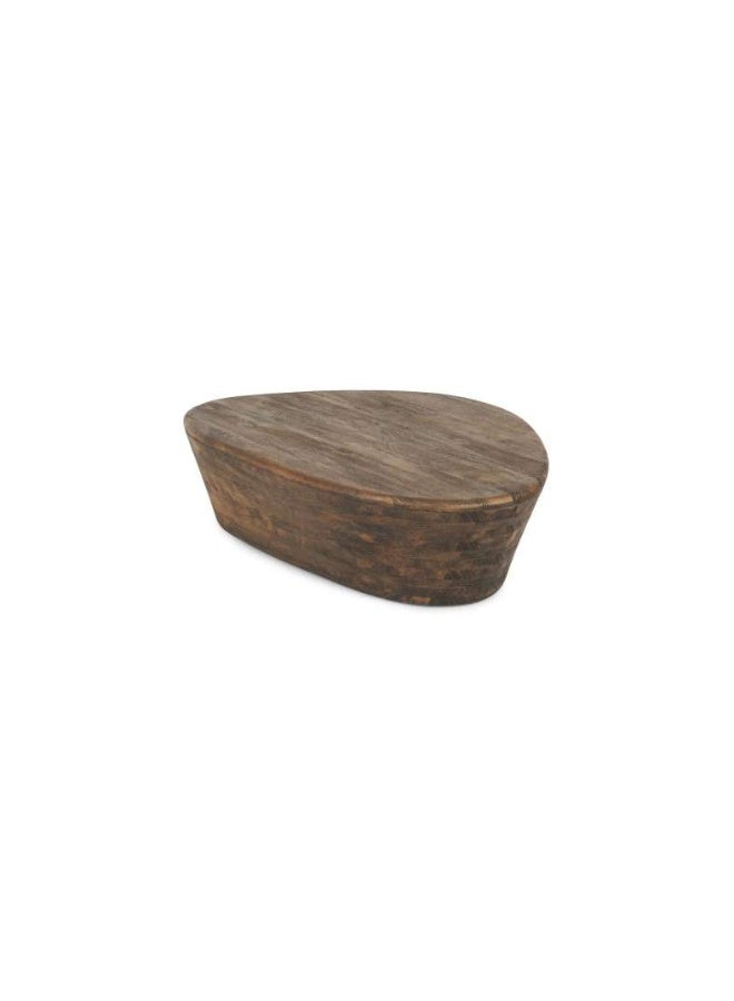 Pan Home CHADWICK COFFEE TABLE LARGE SOLID WOOD - BROWN - Image 3