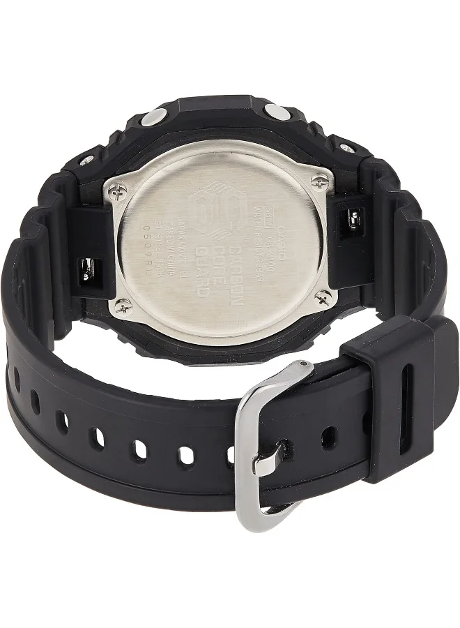 كاسيو Casio G-Shock Watch - GA-2100-1A2DR Black Dial, Black Band