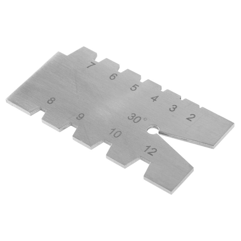 Stainless Steel Thread Gauge 30 Degree Angle Template For Lathe Machining - Image 2