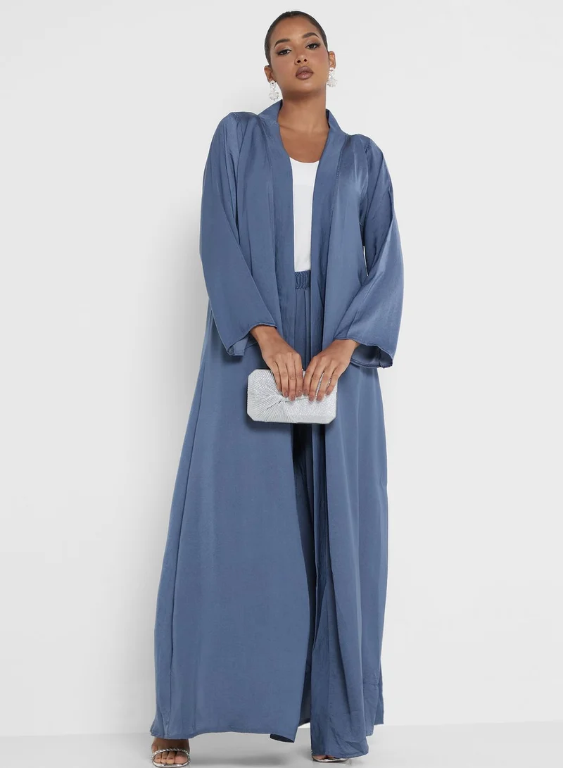 hayas closet Ensemble Robe & Pant Co-ord Set