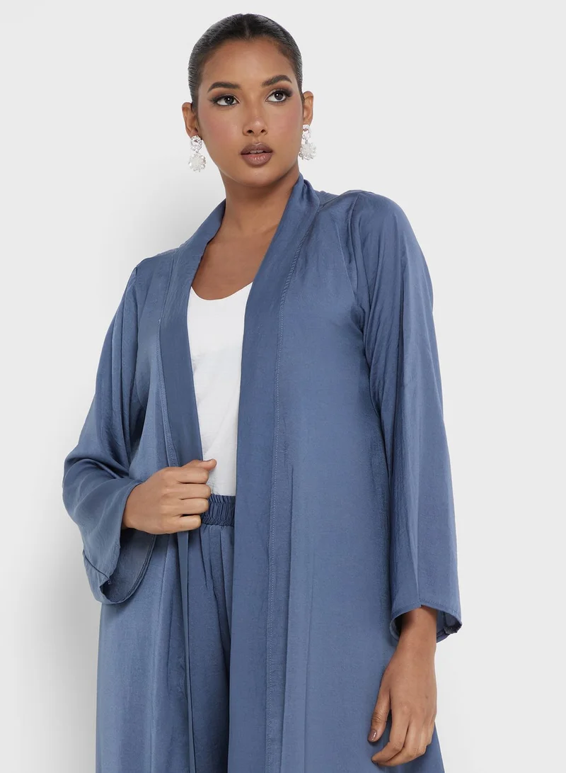hayas closet Ensemble Robe & Pant Co-ord Set