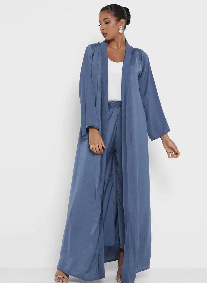 hayas closet Ensemble Robe & Pant Co-ord Set