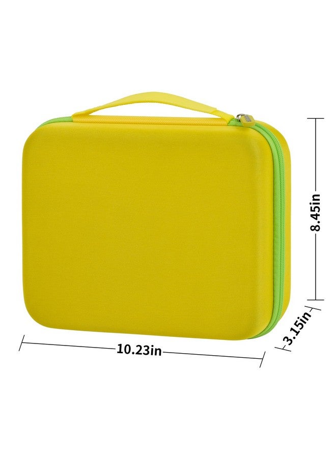 جي دبليز كايس حافظة متوافقة مع نظام Leapfrog لـ Leapstart Go و Leapfrog لـ Leapstart 3D/ لكتاب أنشطة ما قبل الروضة للمستوى 1 و2 و5. حامل حمل للتخزين يناسب كابل USB - أصفر - Image 5