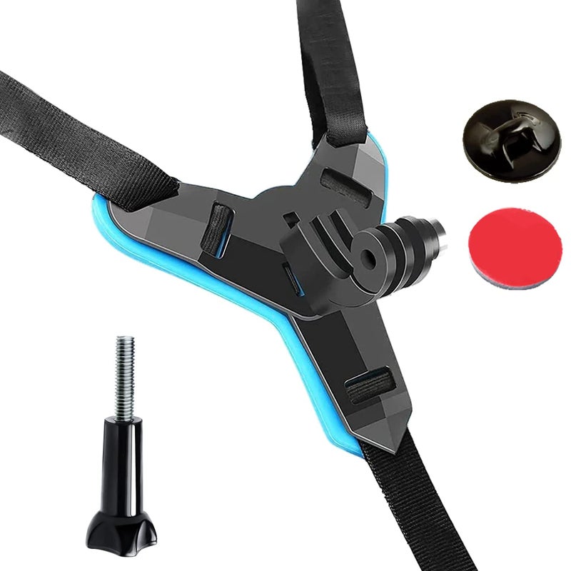 Fixing Bracket Motorcycle Helmet Chin Holder Integrated Helmet Belt for DJI Osmo Action Camera for GoPro Hero