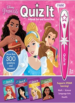 Disney Princess Quiz It 4Book Set And Smart Pen