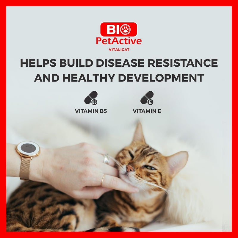 Bio PetActive Cat Multivitamin Tablets VitaliCat 60 Tablets - Image 3