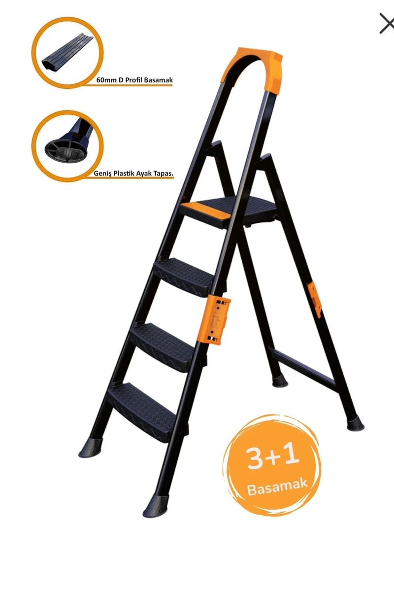 Strong and Stable Ladder – Rustproof Metal Materials and Easy to Store - Image 5