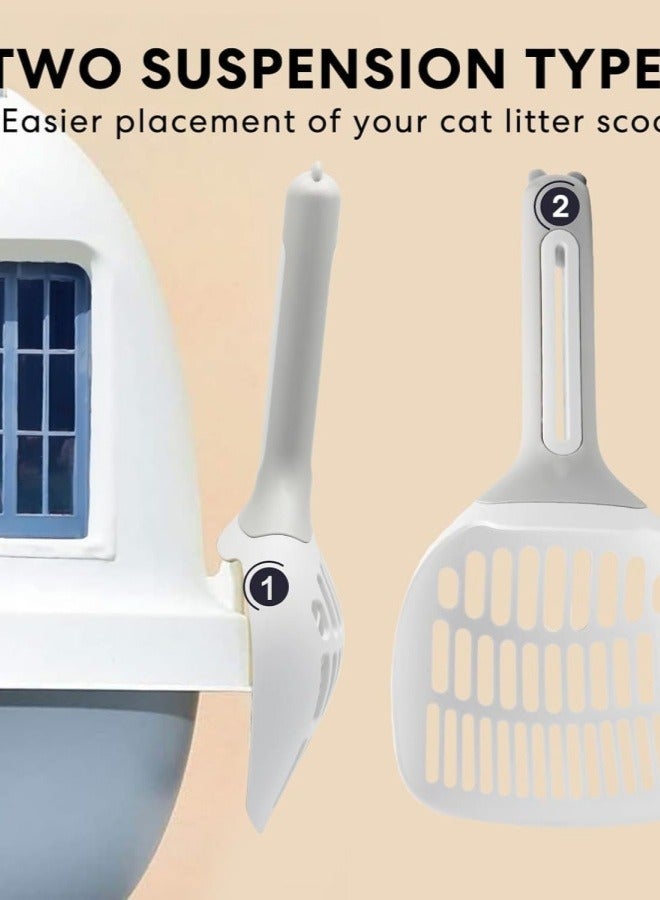 Cat Litter Scoop, Kitty Litter Scoop, Cat Scooper, Plastic Materials No Deformation Not Damaged Comfortable Practical Portable Tool, Suitable For All Types Of Cats, Dogs, And Pets - Image 3
