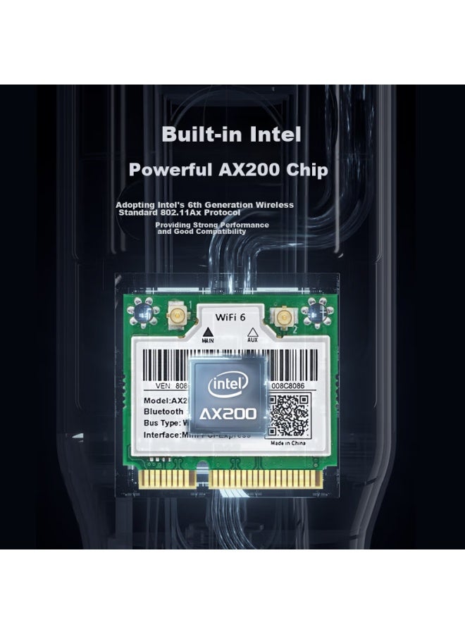 Eb-link Intel Ax200 Chip Laptop Wireless Network Card, 3000m Mini-pcie Interface, Wifi 6 Gigabit Dual-band Network Card, Bluetooth 5.1, Computer Internal Module - Image 5