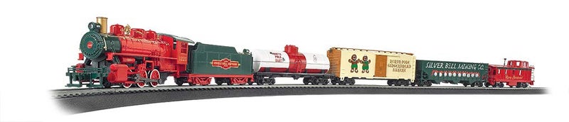 Bachmann Trains Jingle Bell Express Ready To Run Electric Train Set HO Scale