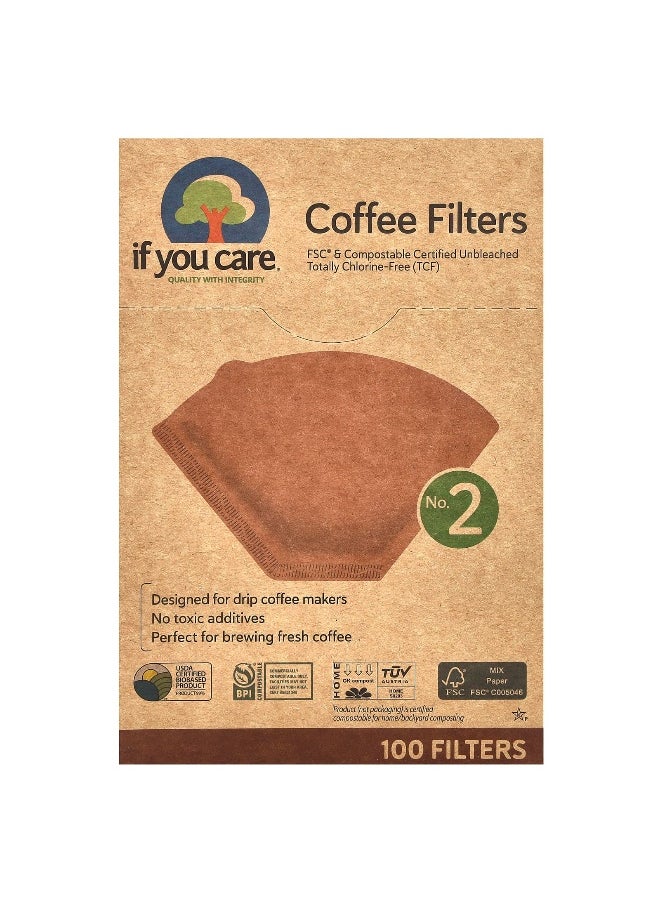 If you care If You Care, Coffee Filters, No. 2 , 100 Filters  - Image 1