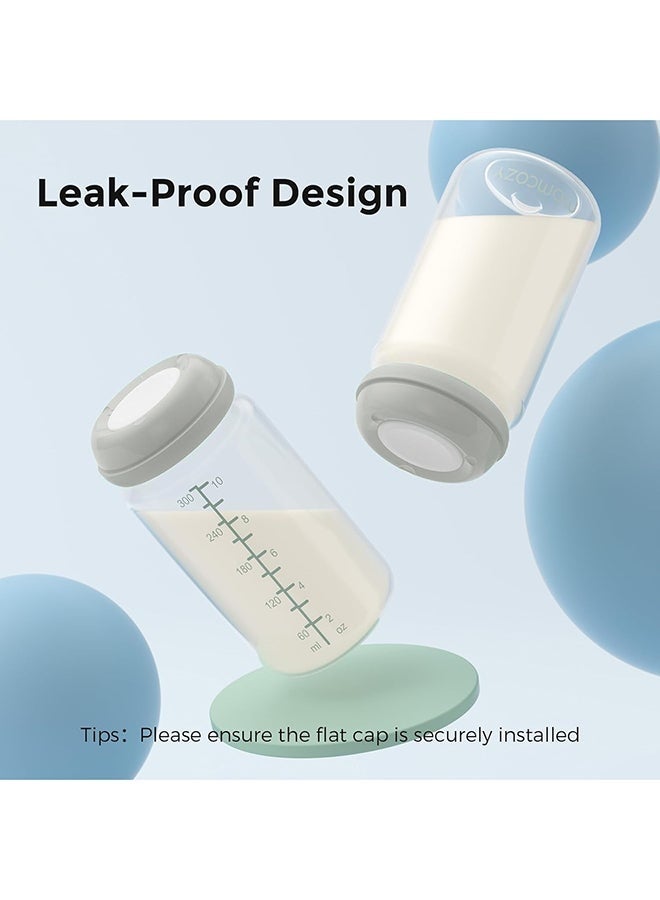 Wide-Neck Breast Milk Storage Bottles 180ml, Pack of 4, High Borosilicate Heat-Resistant Glass, BPA-Free, Safe & Durable Baby Feeding Containers - Image 5