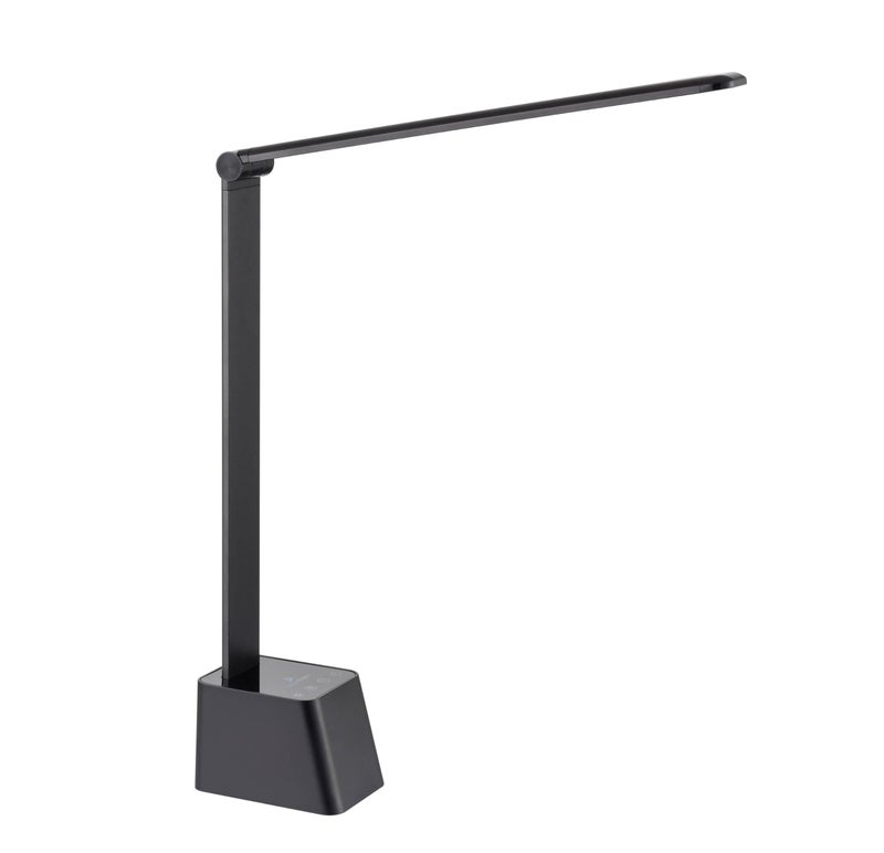 Ambertronix Minimalist LED Desk Lamp, 5 Lighting Modes, USB Charging Port, Aluminum Arms, Portable, Dimmable, Touch Control, Auto Timer, Power Adapter (5V2A) Required and Included. - Image 5
