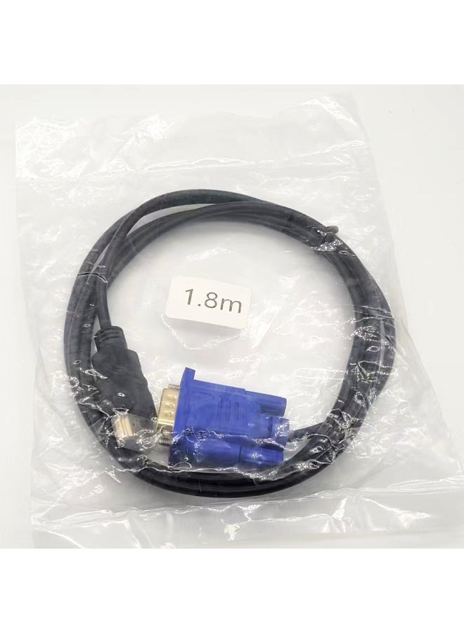 نيوترل كابل تحويل HDMI إلى VGA عالي الدقة  
مشغل HDMI إلى VGA لتوصيل أجهزة DVD بالتلفزيون  
بدون إنترنت أو حلقة توصيل - Image 1