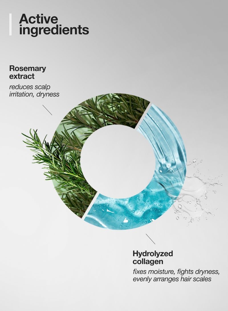 Tashe Rosemary Hair Shampoo with Hydrolyzed Collagen for Growth & Root Volume, 300 ml  - Image 4