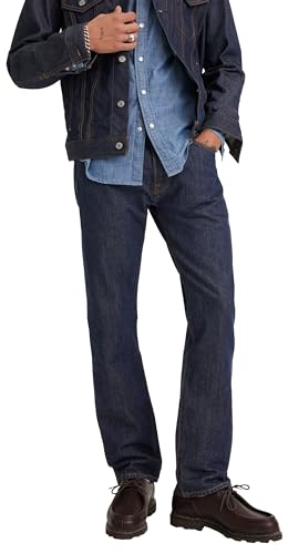 Levi's جينز ليفي للرجال 501، غسول، 32W x 30L - Image 3