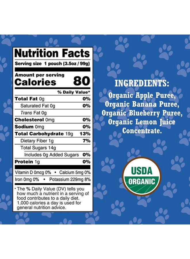 pumpkin tree Paw Patrol Bold Blueberry Organic Mixed Fruit Squeeze Pouch, 3.5 Ounce (Pack of 10) - Image 3