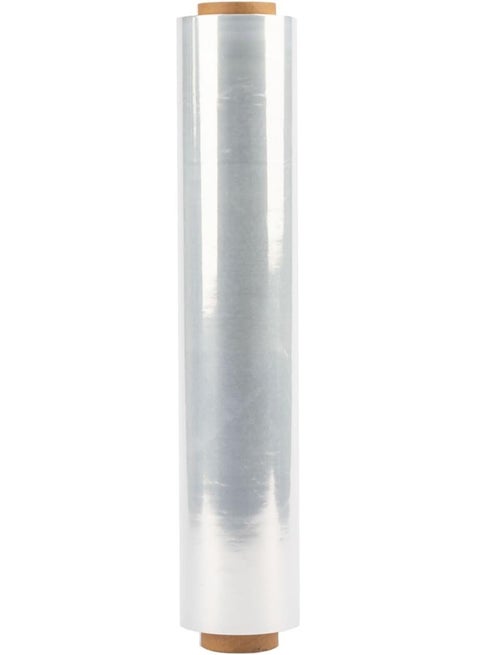 رول ستريتش نايلون تغليف الألواح بالتمدد والانكماش - 1 رول  - لفافة  استريتش تغليف قوية للاستخدام الصناعي، تغليف فيلم، تغليف بلاستيكي متين، تغليف الأمتعة
