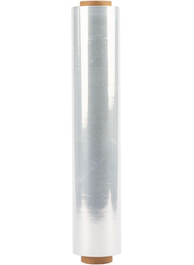 Pallet Stretch Shrink Wrap Roll - 1 Roll - Heavy Duty Industrial Stretch Wrap, Packaging Cling Film, Strong Plastic Wrap, Luggage Wrap - Image 1