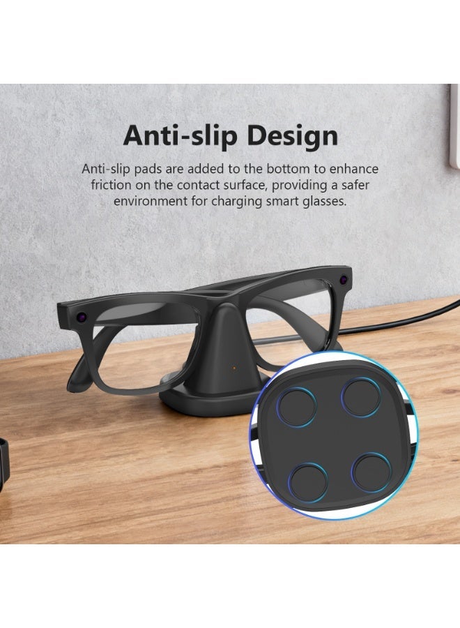 AustX Charging Stand for Ray-Ban Meta Smart Glasses (Gen 1 & 2), ,  Charger for Meta Glasses, RayBan Meta Accessories  （No charging cable） - Image 2