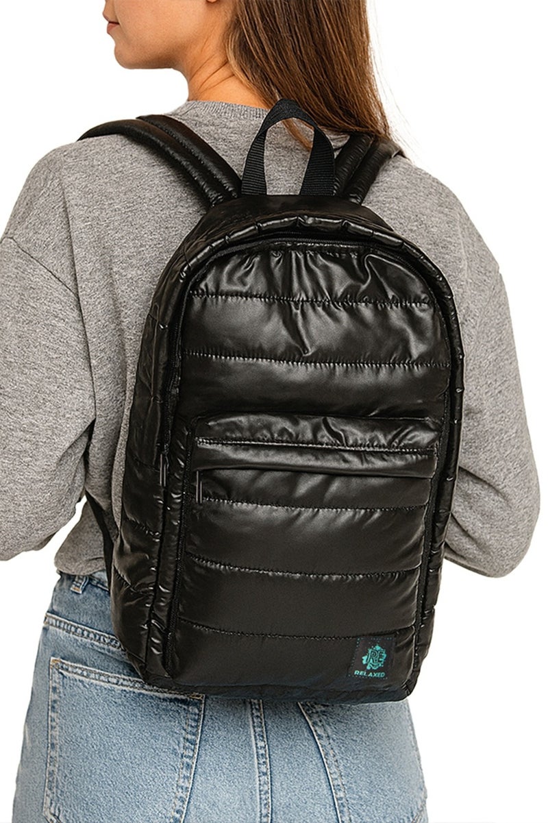 بيج ديزاين حقيبة ظهر مبطنة، حقيبة لابتوب 14 بوصة، خفيفة الوزن ومقاومة للماء مع قسم مخصص للابتوب، تصميم مريح مع أحزمة كتف مبطنة، مثالية للمدرسة والعمل والسفر والاستخدام اليومي - Image 2