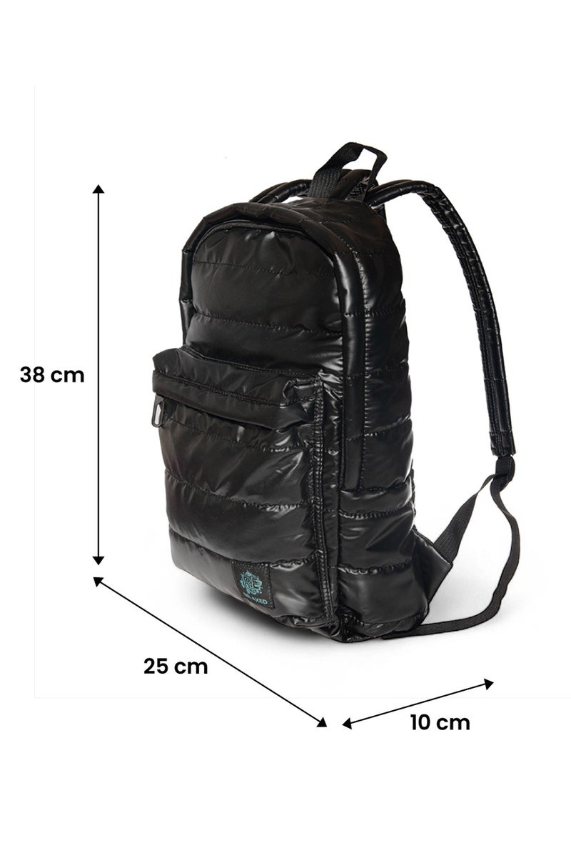 بيج ديزاين حقيبة ظهر مبطنة، حقيبة لابتوب 14 بوصة، خفيفة الوزن ومقاومة للماء مع قسم مخصص للابتوب، تصميم مريح مع أحزمة كتف مبطنة، مثالية للمدرسة والعمل والسفر والاستخدام اليومي - Image 3