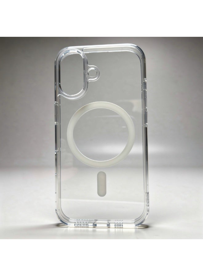 MYX Protective Case for iPhone 17 – Full Body 360° Shockproof Cover, Drop Proof, Raised Camera Protection, Anti-Scratch, Transparent PC+Metal, Slim Fit - Image 1