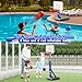 Dollox Toddler Basketball Hoop Set Indoor Mini Poolside Basketball Stand Height Adjustable Outdoor Basketball Toys with 4 Balls Pump for Kids Age 3 4 5 6 Birthday Gifts - Image 4