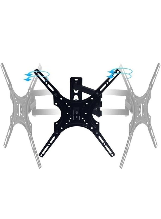 إن كي أكس حامل حائطي عالمي لتلفزيون بشاشة منحنية مسطحة LED LCD مقاس 14-55 بوصة مع حركة كاملة - Image 3