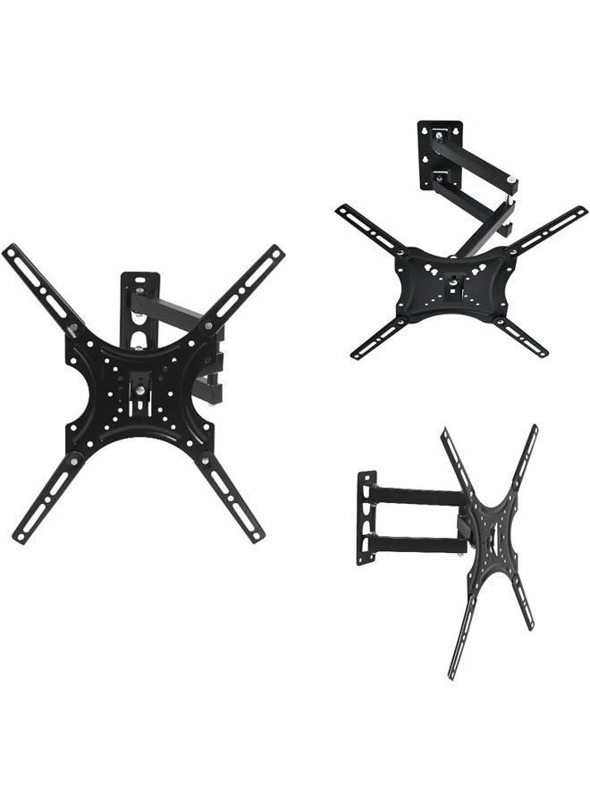 إن كي أكس حامل حائطي عالمي لتلفزيون بشاشة منحنية مسطحة LED LCD مقاس 14-55 بوصة مع حركة كاملة - Image 2