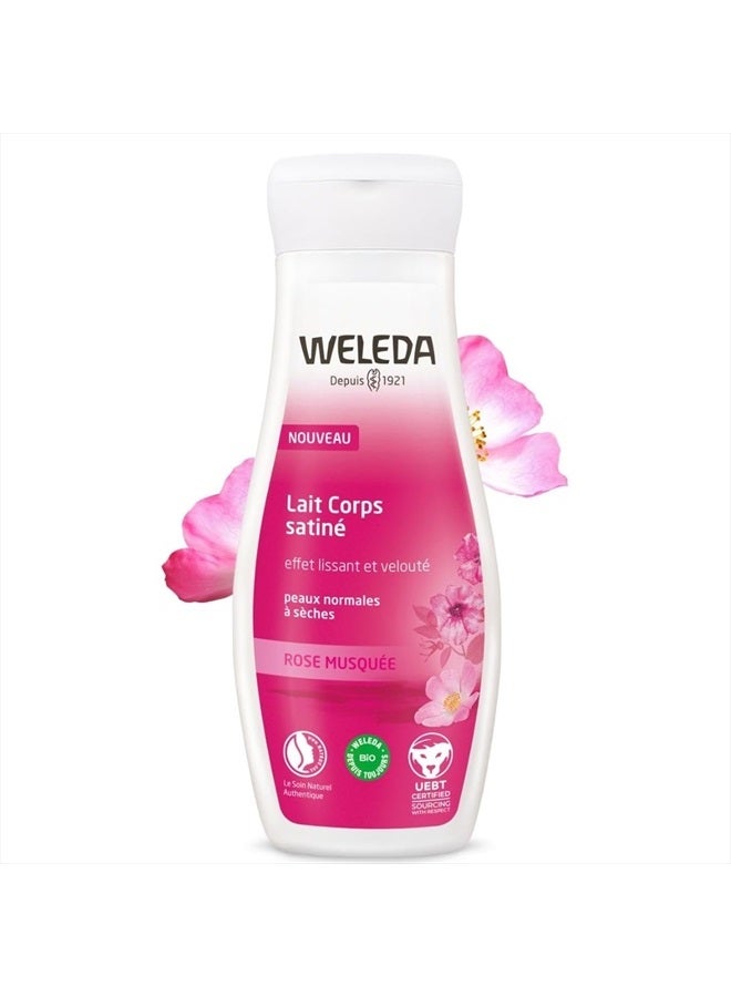 Weleda Pampering Wild Rose Body Lotion, Plant Rich Moisturizer with Wild Rose Oil, Jojoba Oil and Shea Butter, 6.8 Fl Oz (Pack of 1) - Image 1