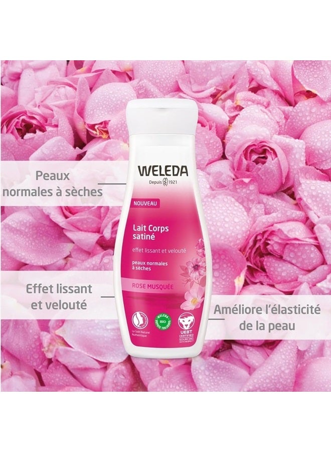 Weleda Pampering Wild Rose Body Lotion, Plant Rich Moisturizer with Wild Rose Oil, Jojoba Oil and Shea Butter, 6.8 Fl Oz (Pack of 1) - Image 2