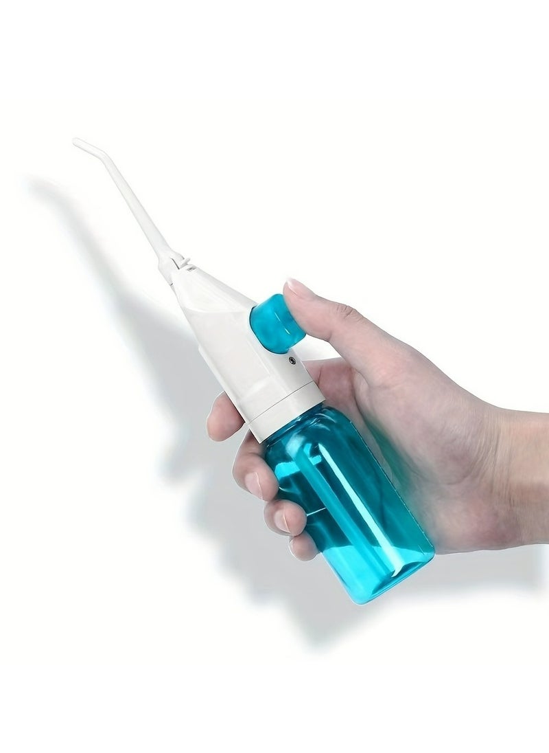 Generic 1pc Portable Dental Water Flosser - High-Pressure Oral Irrigator with 90ML Waterproof Tank - Deep Teeth Cleaner & Tongue Scraper Set - Travel-Friendly Complete Oral Care Solution  - Image 1