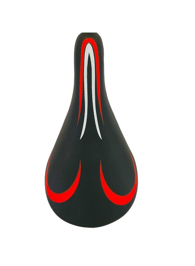 Impetus Cycle Seat Kids Complete Age Group 3-10 Years for Boys Girls Soft Cushion at Top PU Form 14-20 Inch Tire Size Bicycle Saddle Child Cycling Size 14T 16T 20T (Black-Red) - Image 2