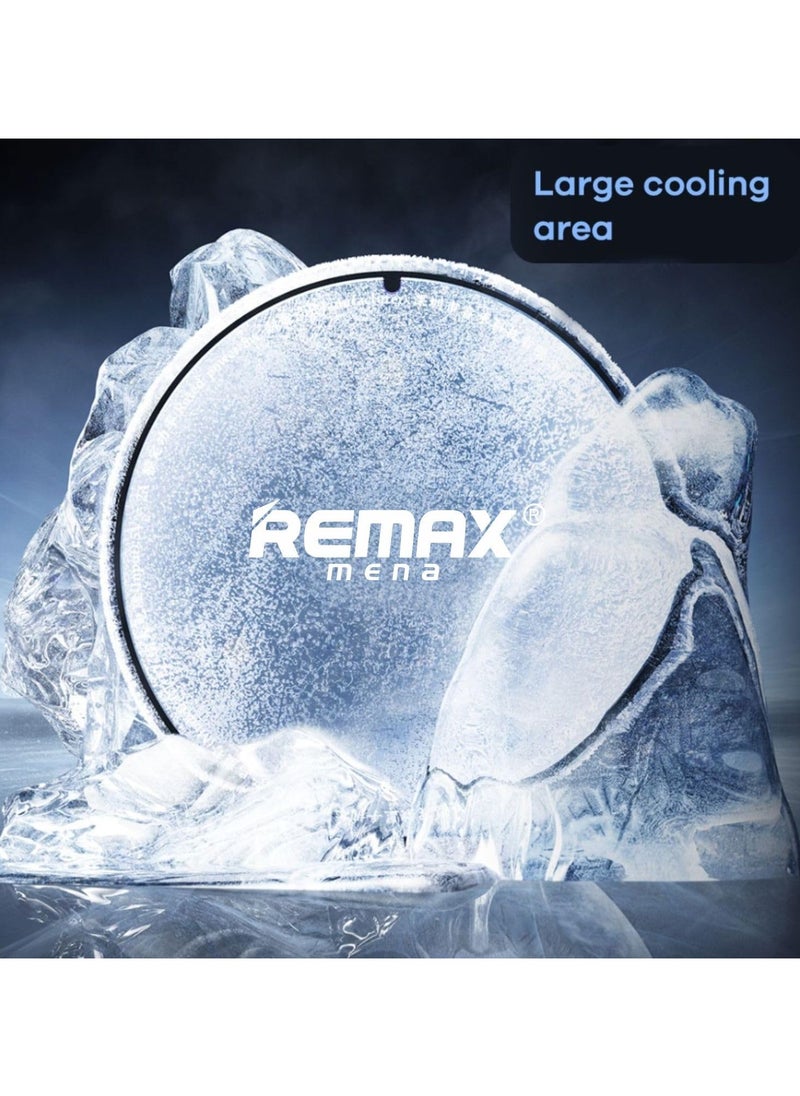 Remax Mena F7I Cooler For Phones and Tablets, Silent Motor 7-blade fan,RGB Lighting Effects,8W High-Power Output,USB Type-C Charging Port, 58g  - Image 4