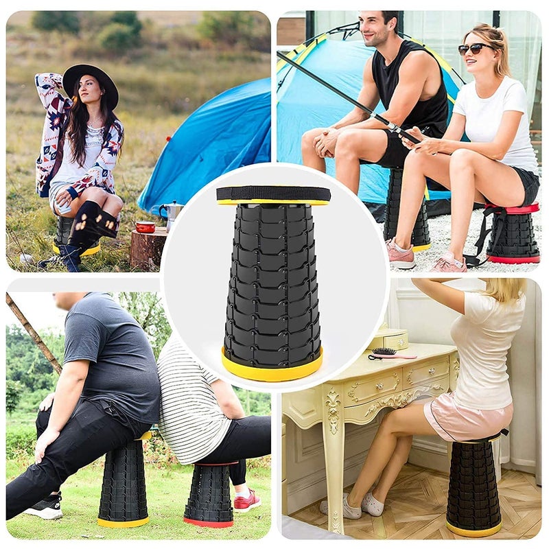 SYGNIUS Compact Stool Portable HeightAdjustable Stool for Adults and Kids Kitchen Office Picnic Camping Garden Outdoor Stool Stool 1 - Image 5