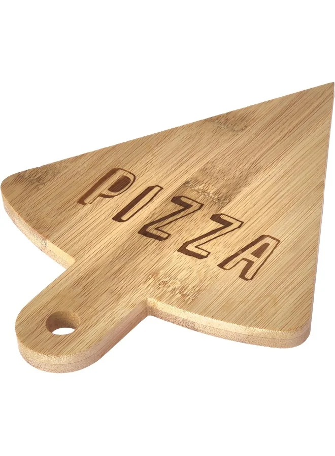 Cuisine Art 6-Piece Bamboo Pizza Serving Platter Set