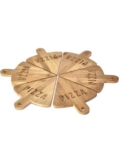 CUISINEART 6-Piece Bamboo Pizza Serving Platter Set  - Image 1