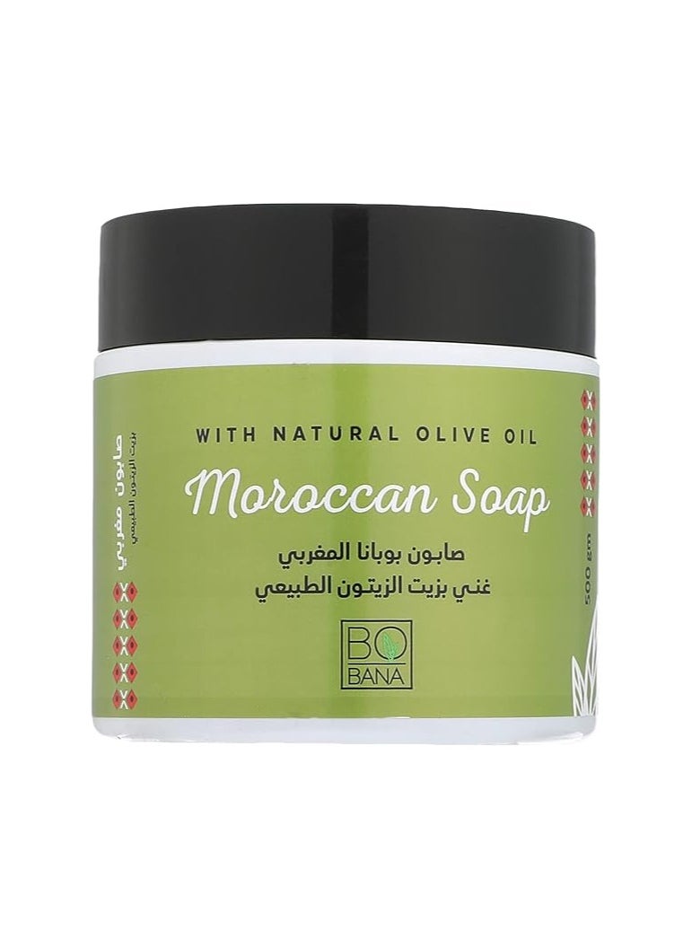 Moroccan Soap With Natural Olive Oil 500 gm
