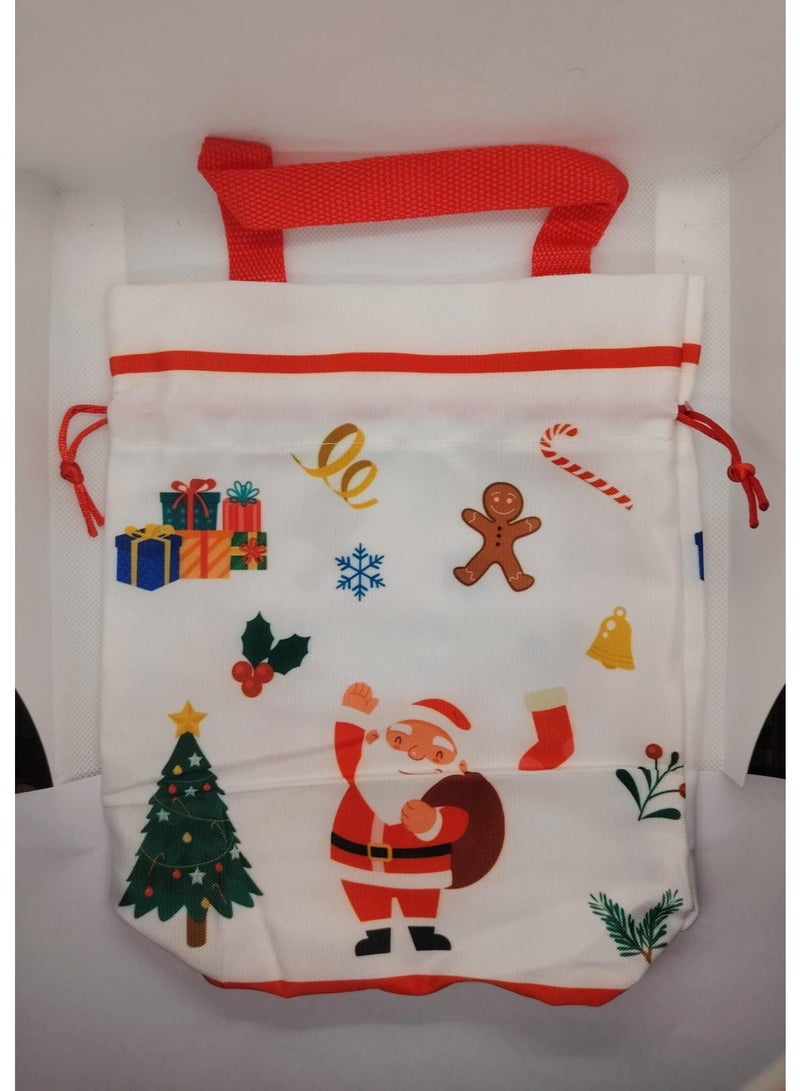 Christmas Gift Bag Personalized Drawstring Bags for Packing Christmas Gifts 28*20 - Image 3