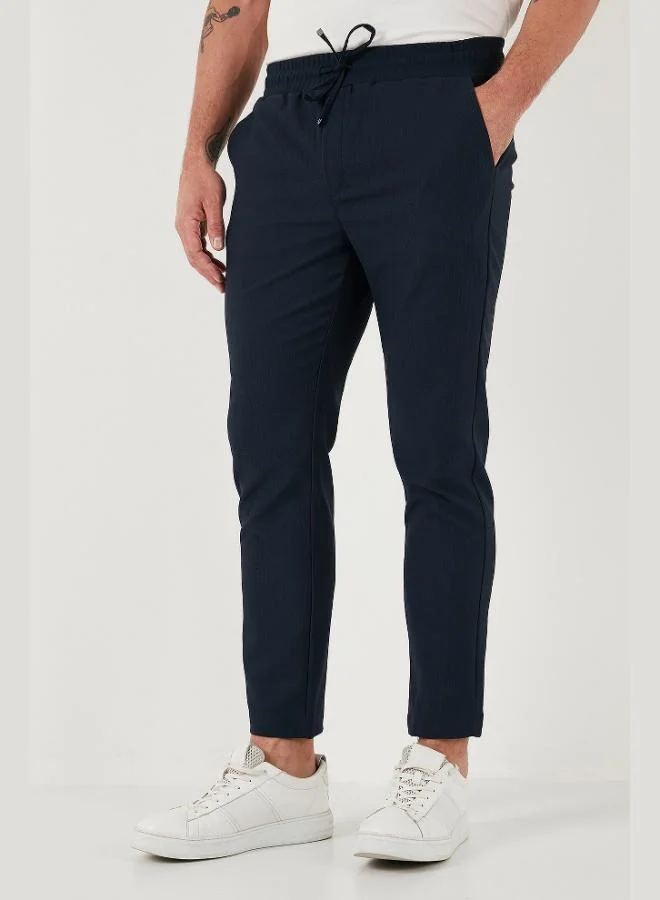 Buratti  Buratti Stretch Regular Fit Normal Waist Straight Leg Jogger Pants Men's TROUSERS CF25617953 for Men | Best Price UAE