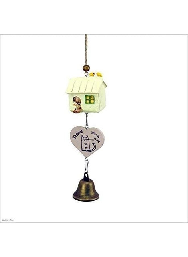 Pastoral Wind Chimes Outdoor Garden Porch Balcony Hanging Decor Bird House Gift Color F - Image 2