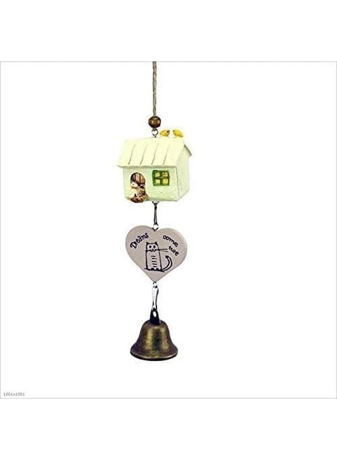 Pastoral Wind Chimes Outdoor Garden Porch Balcony Hanging Decor Bird House Gift Color F - Image 1