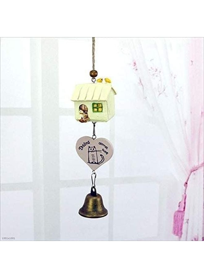 Pastoral Wind Chimes Outdoor Garden Porch Balcony Hanging Decor Bird House Gift Color F - Image 3