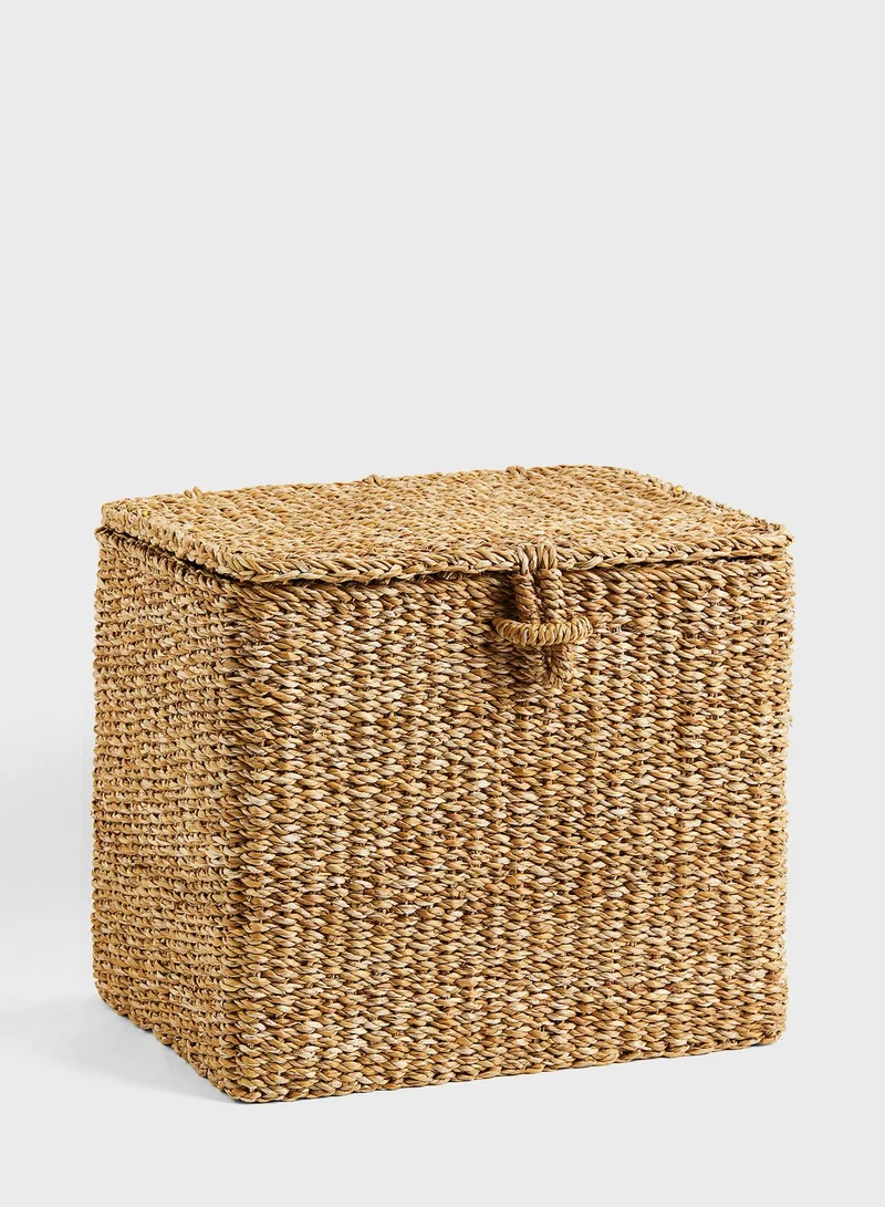 اتش اند ام Lidded Storage Basket