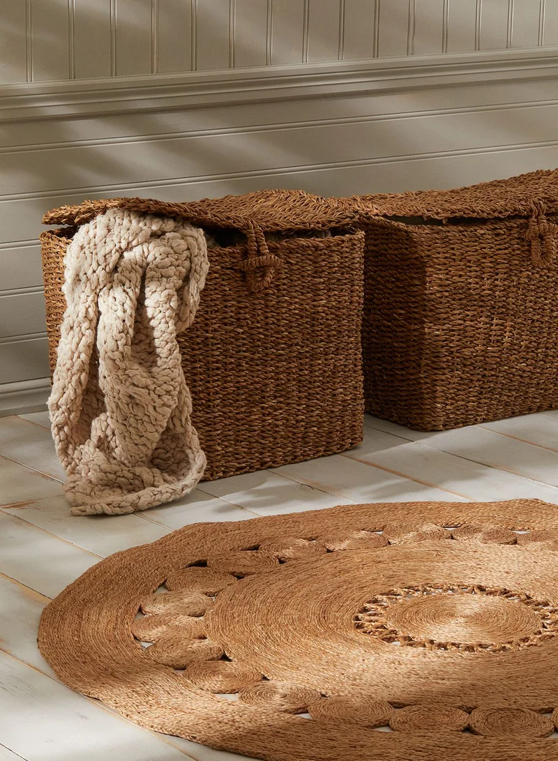 اتش اند ام Lidded Storage Basket