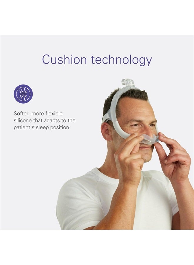 Resmed AirFit N30i Nasal Replacement Cushion - Small/Wide - ResMed CPAP Supplies - Silicone - Replace Every Month - Image 3