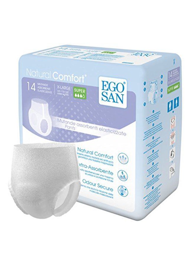 حفاضات Egosan Super Incontinence Adult Pull Up XL 14 (حفاضات للكبار)